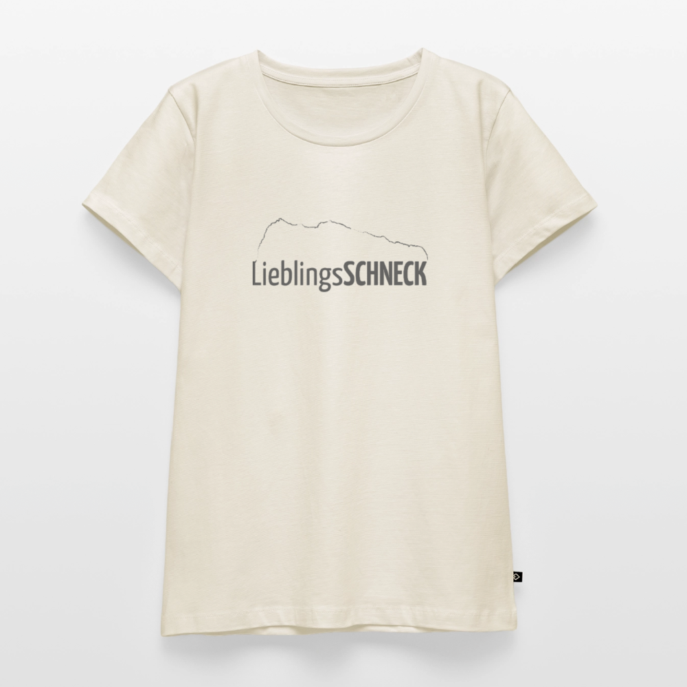 Frauen Premium T-Shirt | LieblingsSCHNECK - Naturweiß