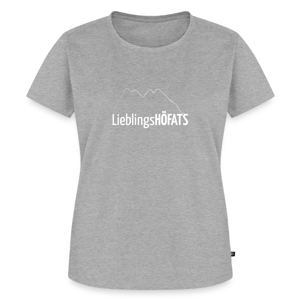 Frauen Premium T-Shirt | LieblingsHÖFATS - Grau meliert