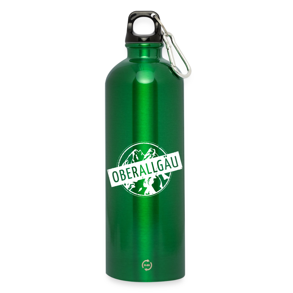Trinkflasche mit Karabiner 750 ml | OBERALLGÄU - Kelly Green
