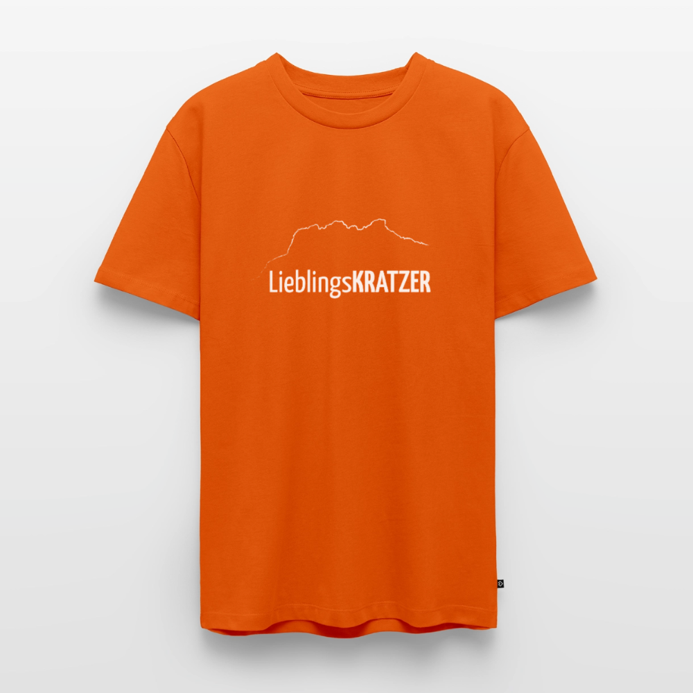 Männer Premium T-Shirt | LieblingsKRATZER - Orange 