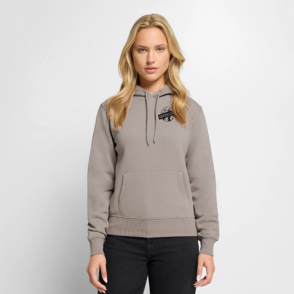 Frauen Premium Hoodie | OBERALLGÄU - Taupe