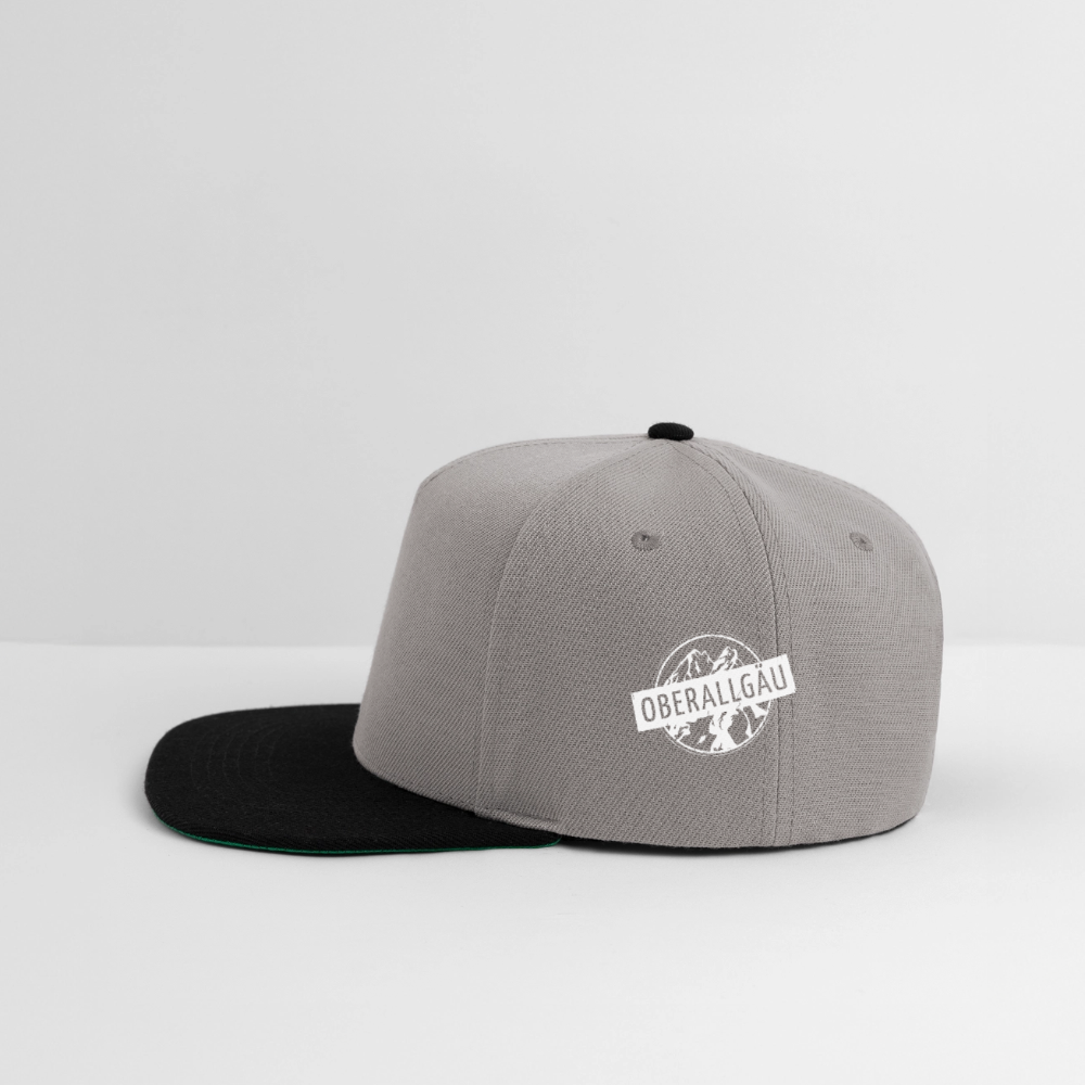 Snapback Cap | Untere Ochsenalpe - Graphit/Schwarz