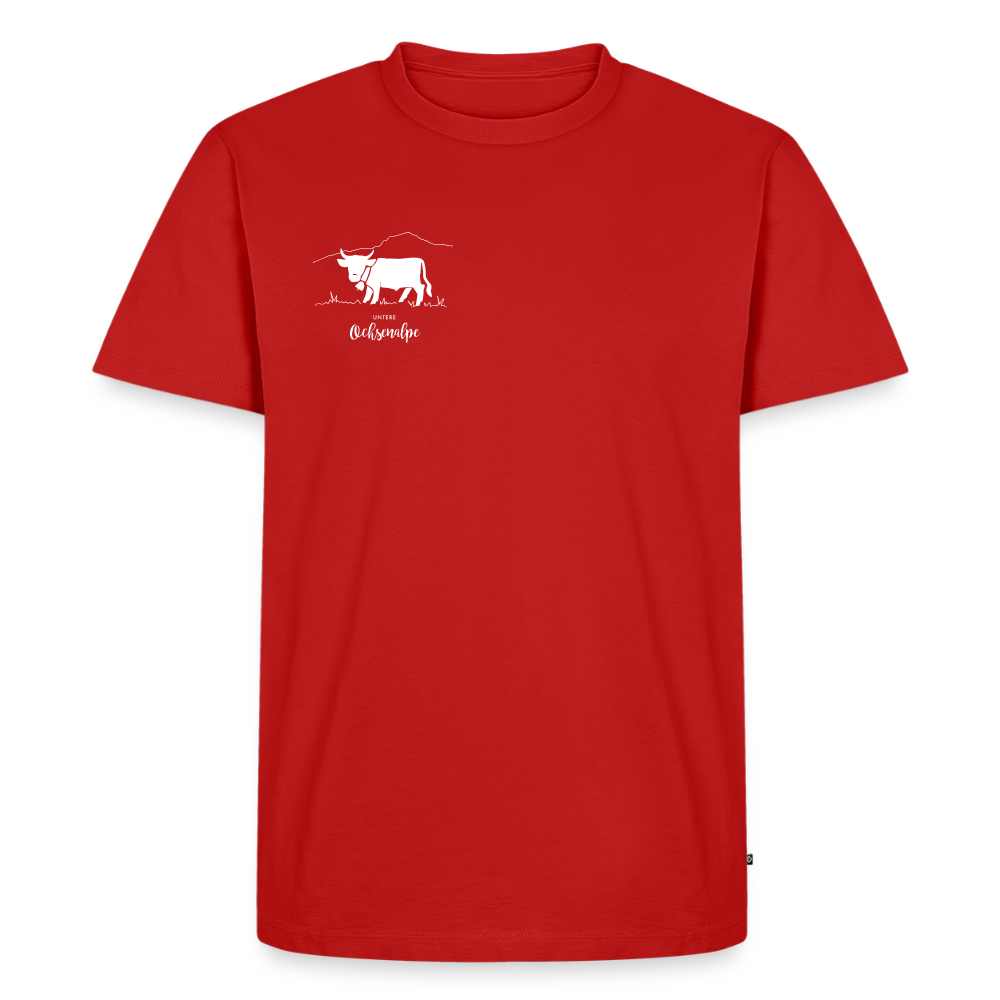 Männer Premium T-Shirt | Untere Ochsenalpe - Rot