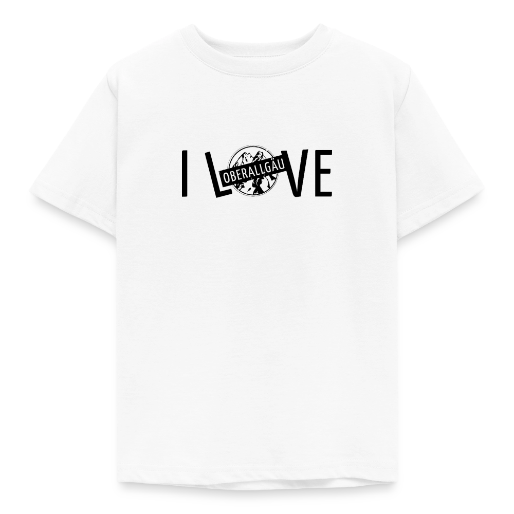 Kinder T-Shirt | I LOVE - Weiß
