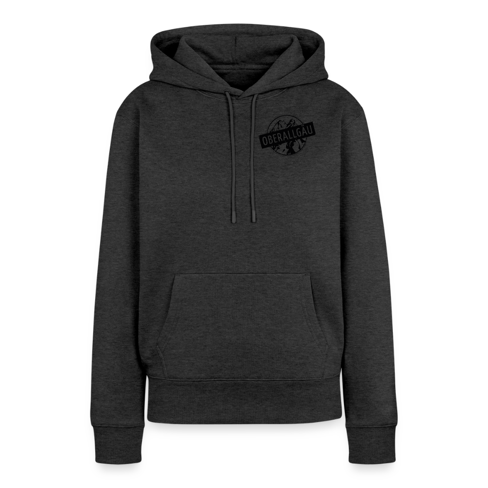 Frauen Premium Hoodie | OBERALLGÄU - Anthrazit meliert