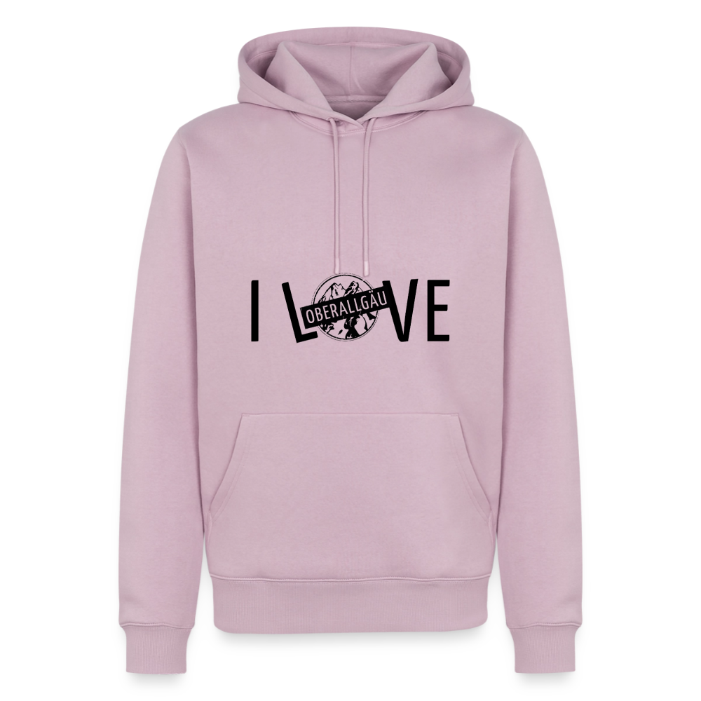 Männer Premium Hoodie | I LOVE - Altrosa
