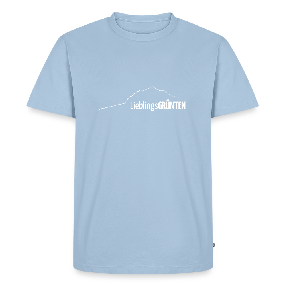 Männer Premium T-Shirt | LieblingsGRÜNTEN - Hellblau