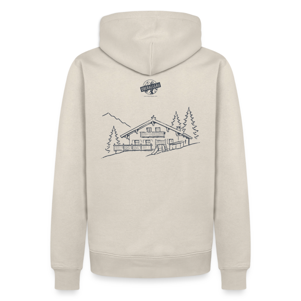 Männer Premium Hoodie | Untere Ochsenalpe - Beige