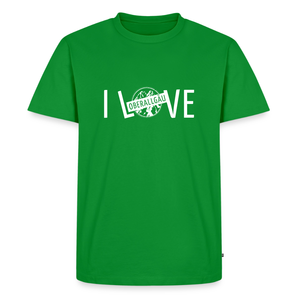 Männer Premium T-Shirt | I LOVE - Grün