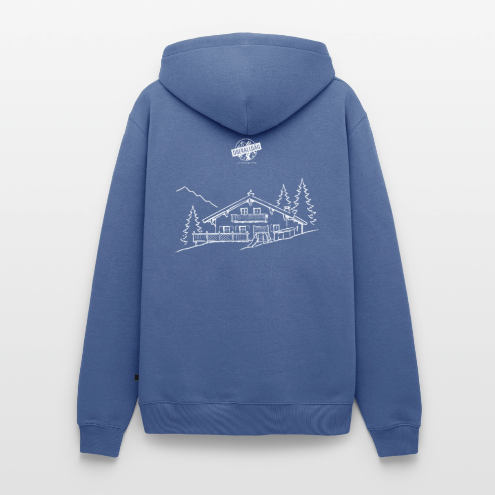 Männer Premium Hoodie | Untere Ochsenalpe - Taubenblau