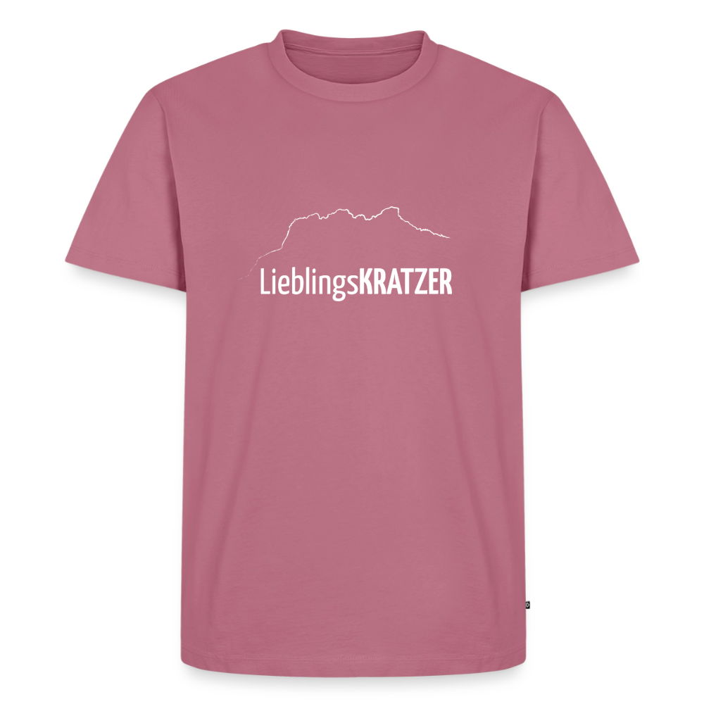 Männer Premium T-Shirt | LieblingsKRATZER - Mauve