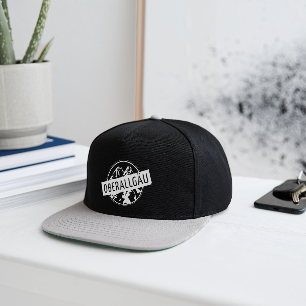 Snapback Cap | OBERALLGÄU - Schwarz/Grau