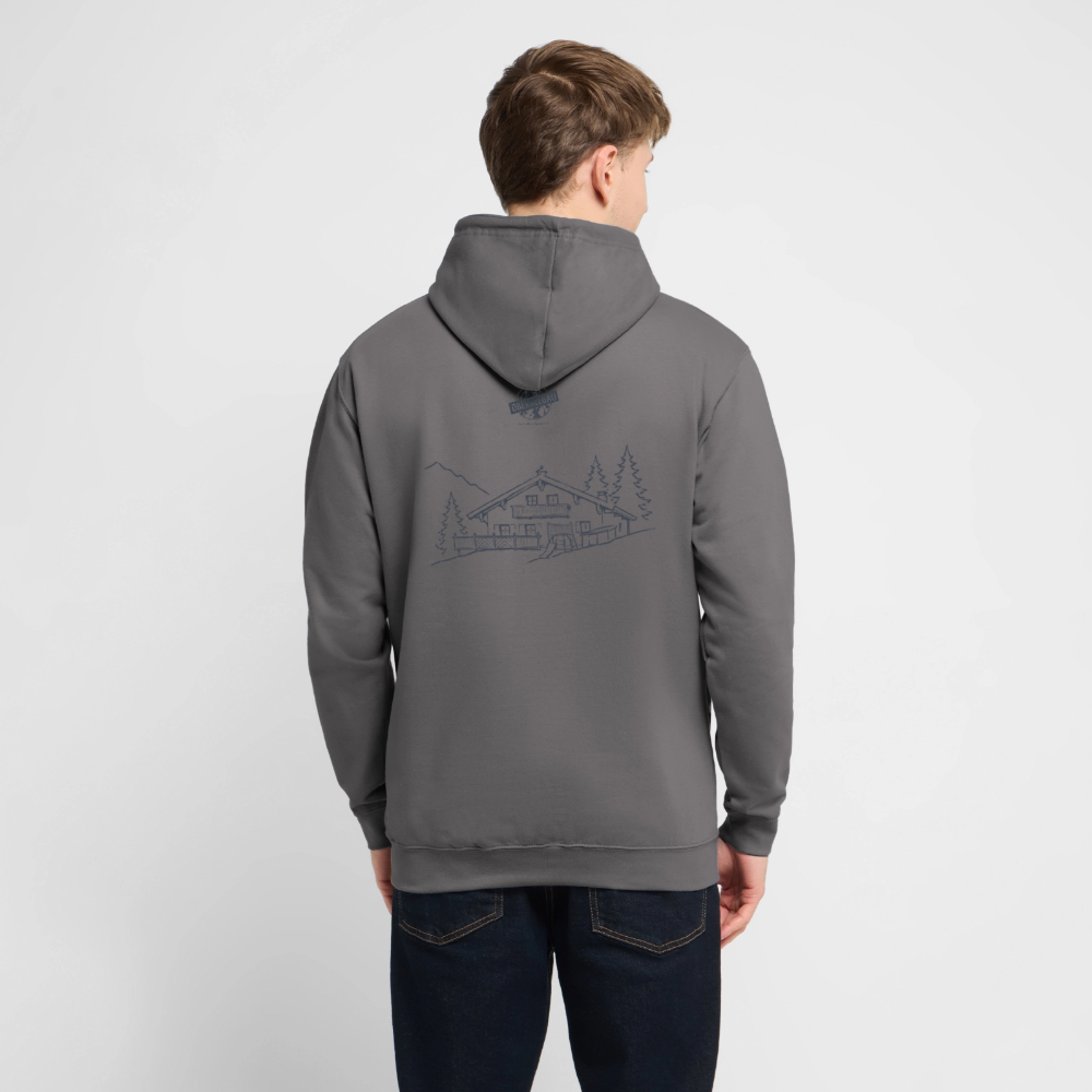 Unisex Hoodie | Untere Ochsenalpe - Mittelgrau