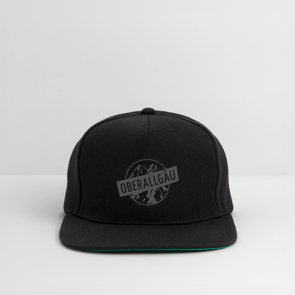 Snapback Cap - Schwarz/Schwarz