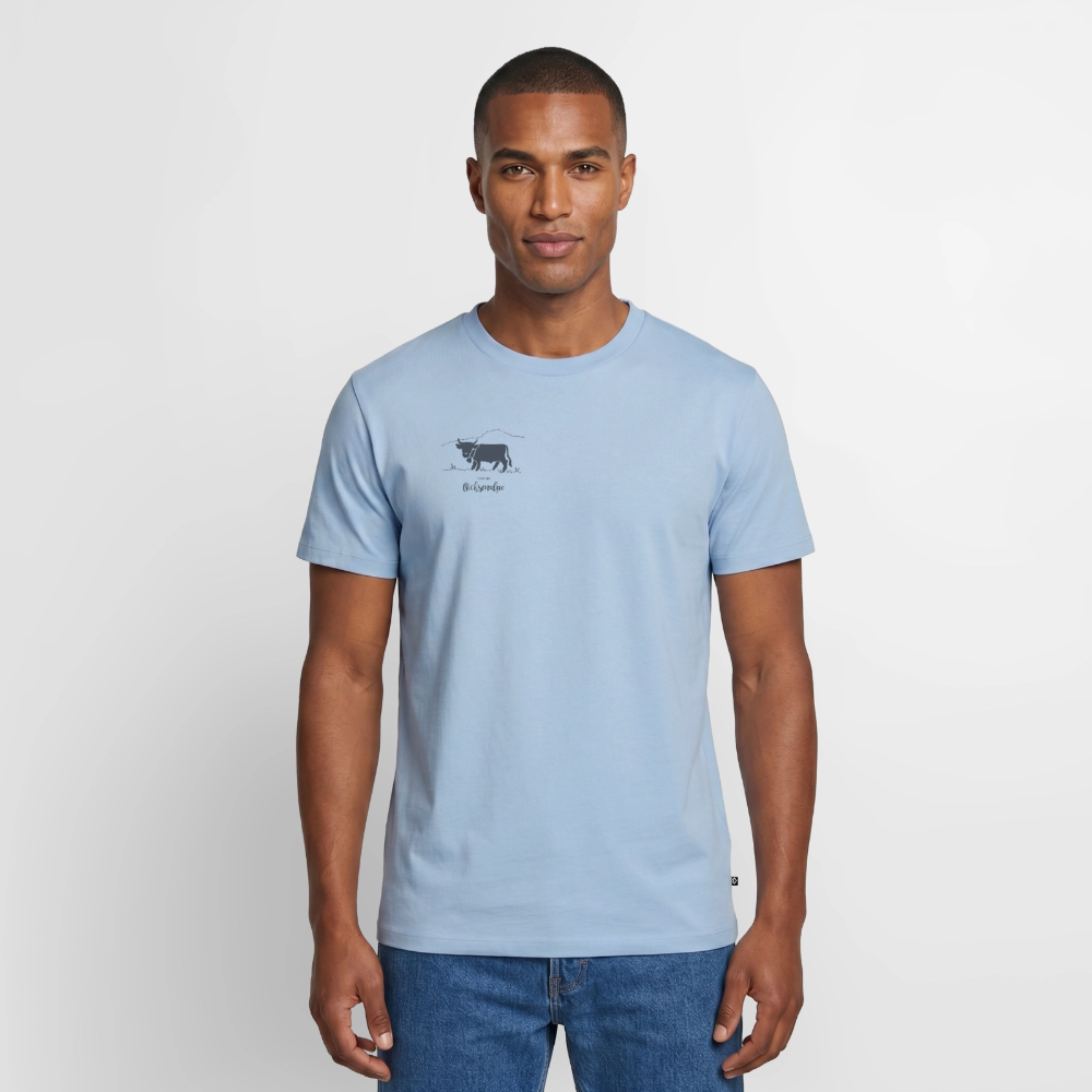 Männer Premium T-Shirt | Untere Ochsenalpe - Hellblau