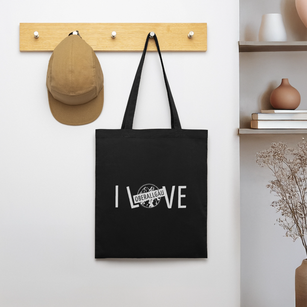 Stanley/Stella Bio-Stoffbeutel | I LOVE - Schwarz