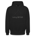 Unisex Hoodie | LieblingsTRETTACH - Schwarz