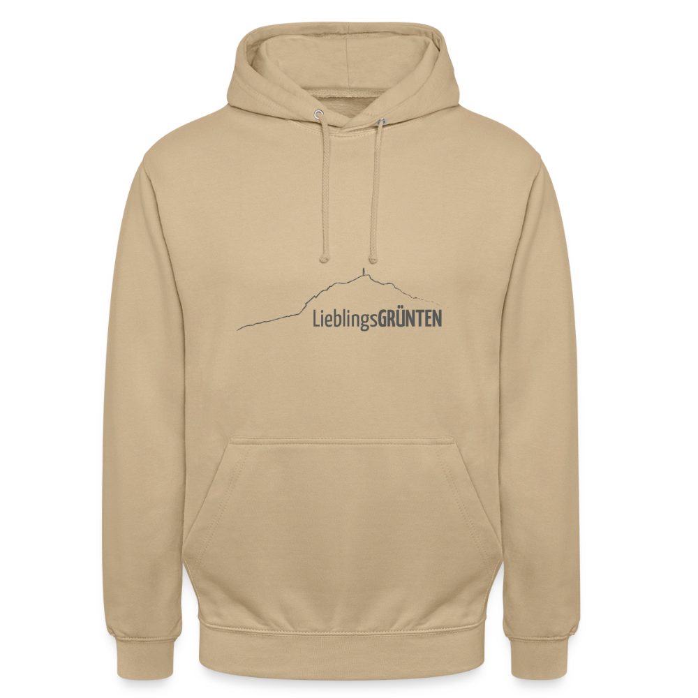 Unisex Hoodie | LieblingsGRÜNTEN - Beige