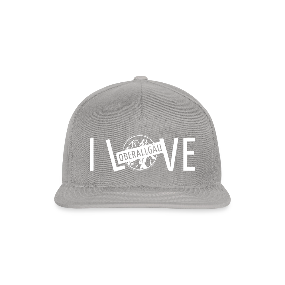Snapback Cap | I LOVE - Graphit/Graphit