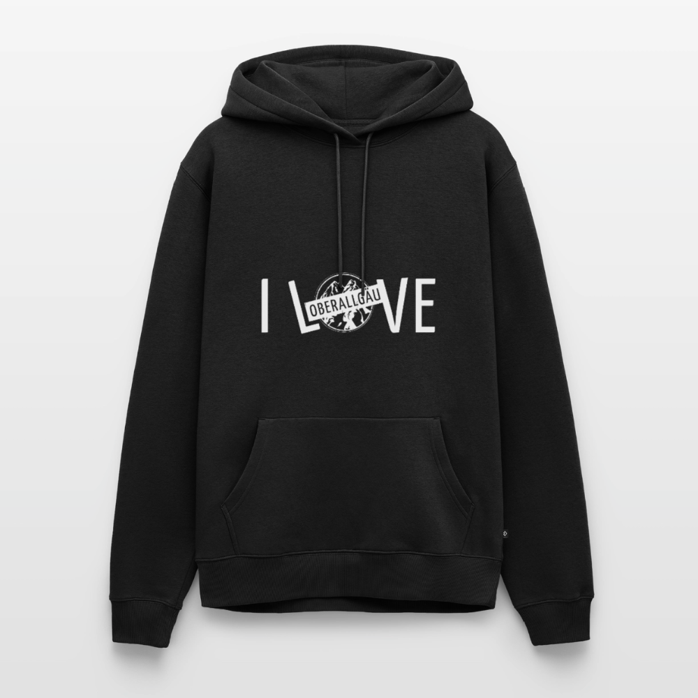 Männer Premium Hoodie | I LOVE - Schwarz