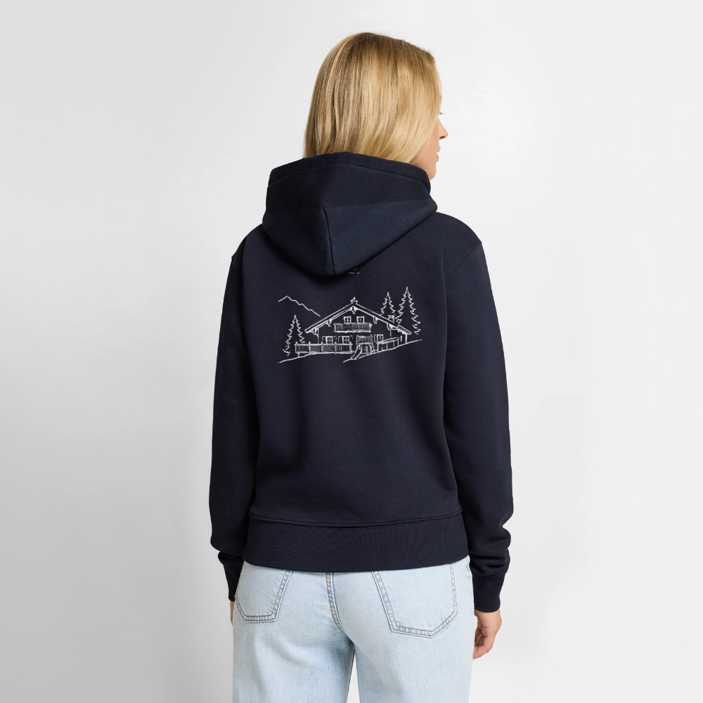 Frauen Premium Hoodie | Untere Ochsenalpe - Navy