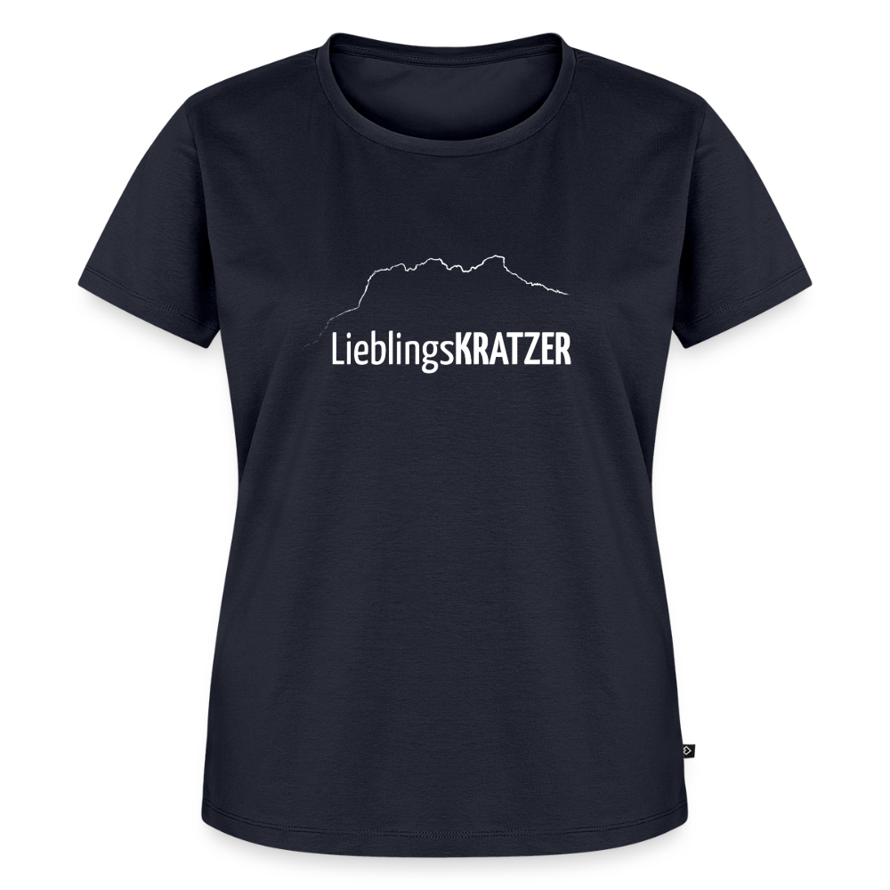 Frauen Premium T-Shirt | LieblingsKRATZER - Navy
