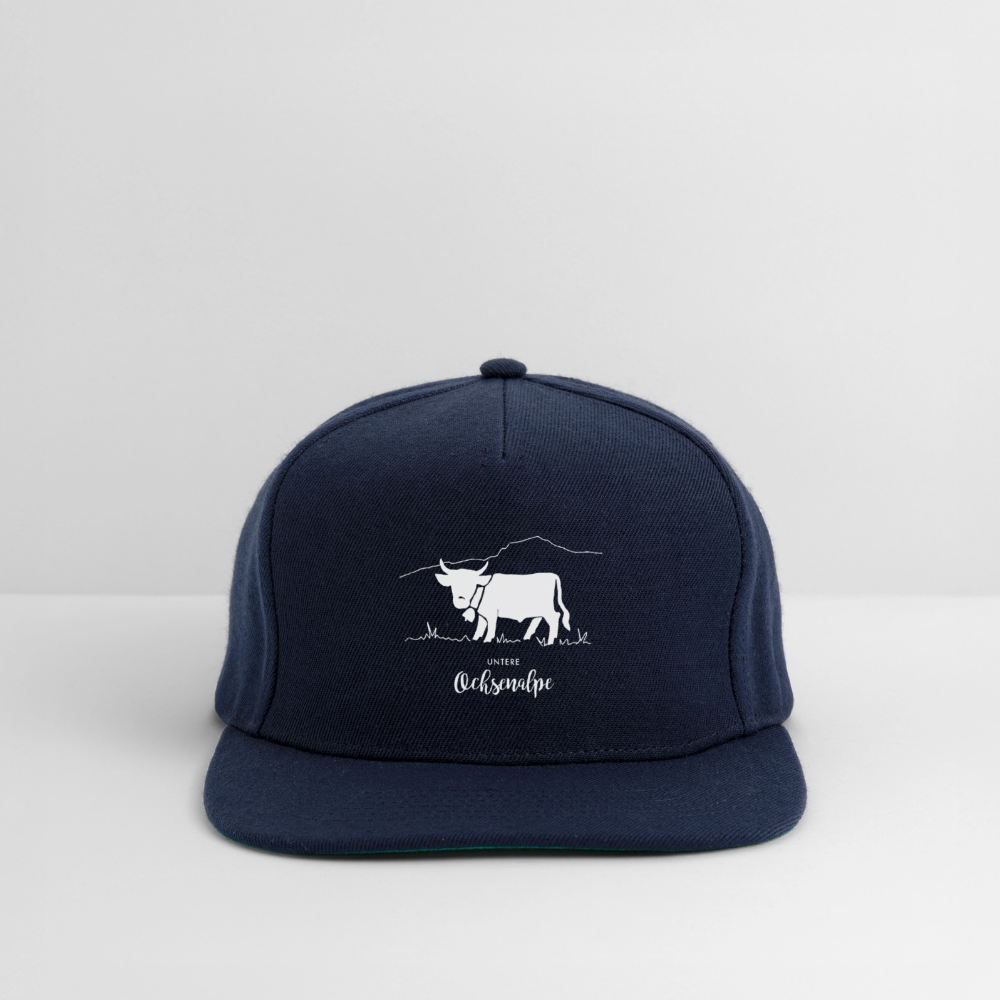 Snapback Cap | Untere Ochsenalpe - Navy/Navy