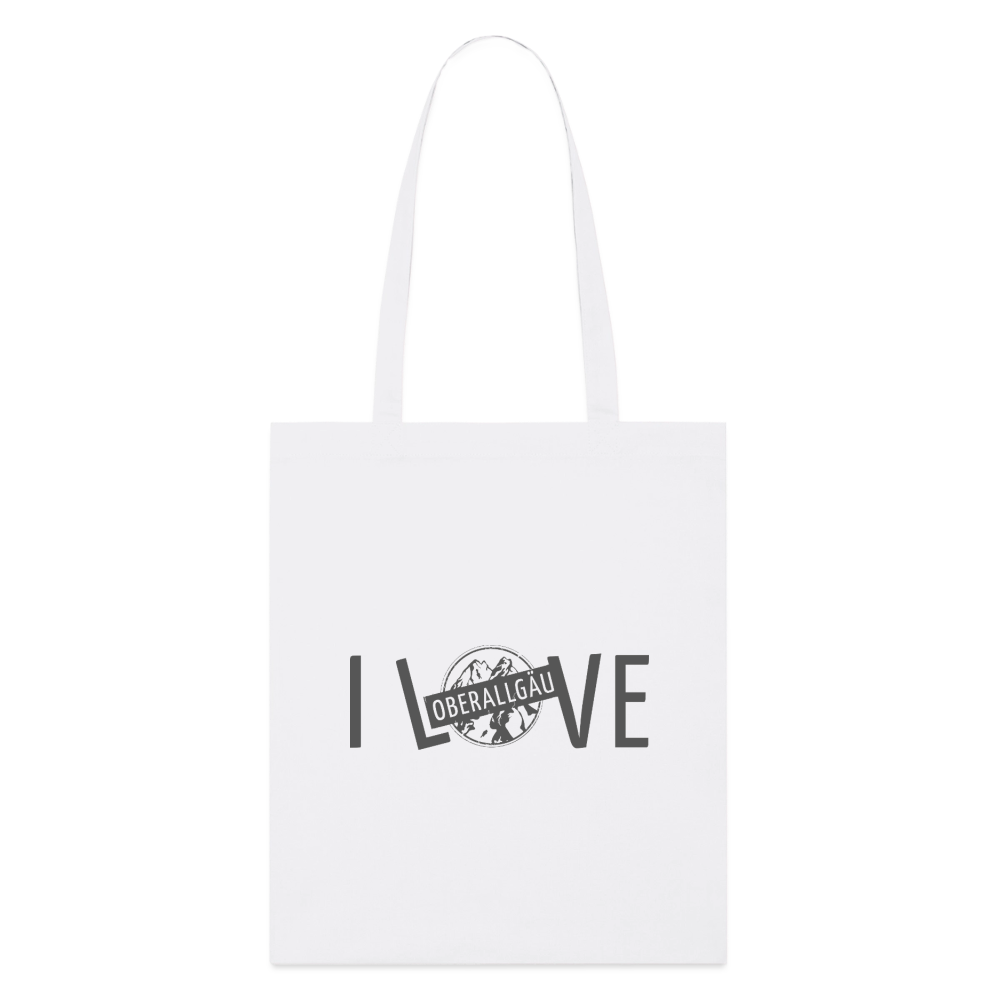 Stanley/Stella Bio-Stoffbeutel | I LOVE - Weiß