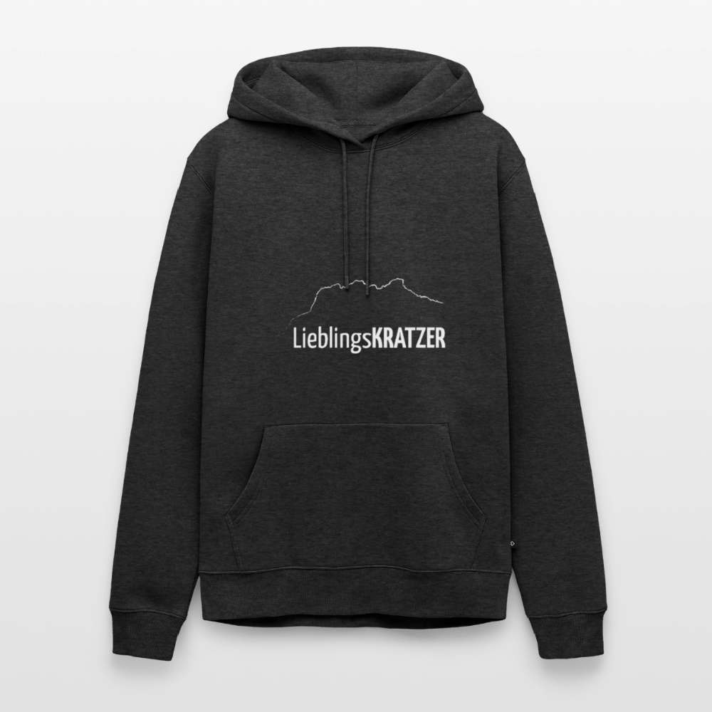 Männer Premium Hoodie | LieblingsKRATZER - Anthrazit meliert