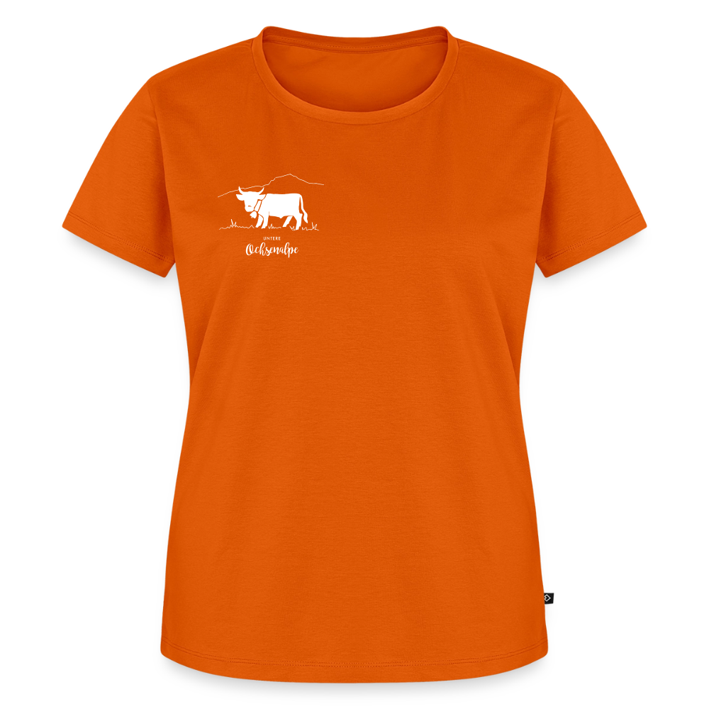 Frauen Premium T-Shirt | Untere Ochsenalpe - Orange 