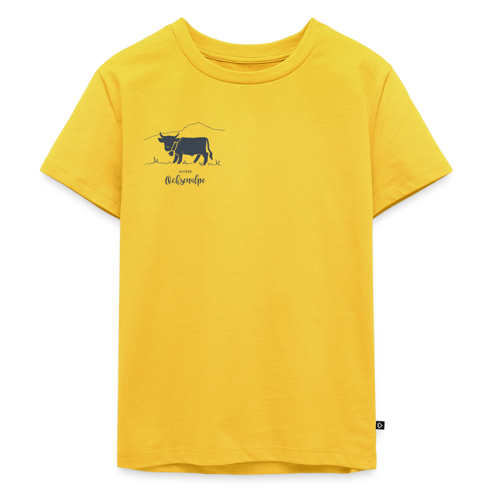 Kinder Premium T-Shirt | Untere Ochsenalpe - Sonnengelb
