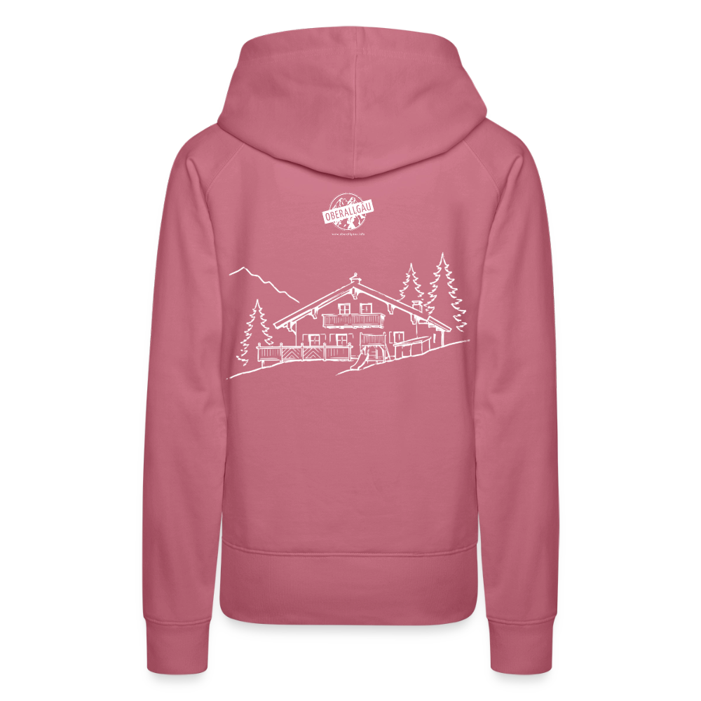 Frauen Premium Hoodie | Untere Ochsenalpe - Malve