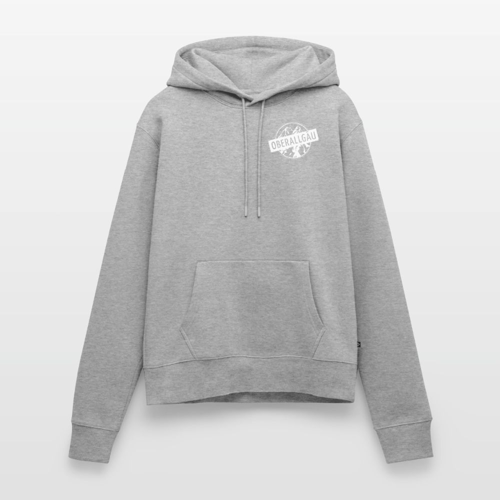 Frauen Premium Hoodie | OBERALLGÄU - Grau meliert