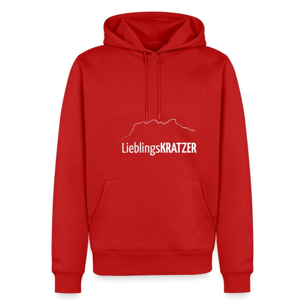 Männer Premium Hoodie | LieblingsKRATZER - Rot