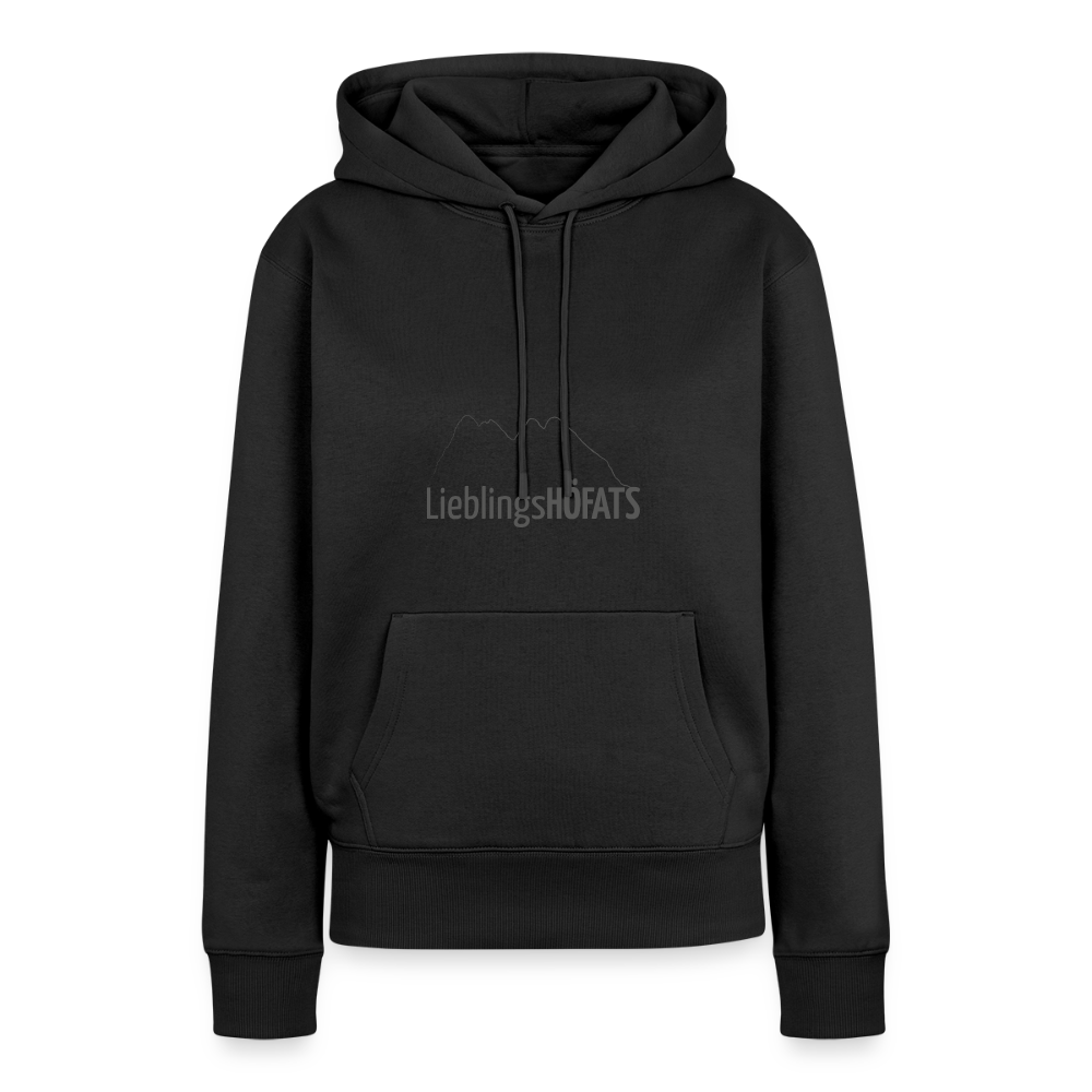 Frauen Premium Hoodie | LieblingsHÖFATS - Schwarz