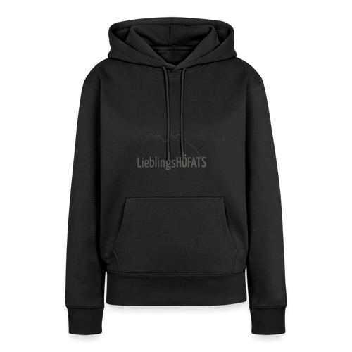 Frauen Premium Hoodie | LieblingsHÖFATS - Schwarz
