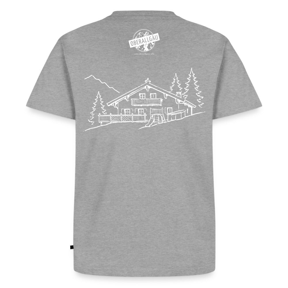 Männer Premium T-Shirt | Untere Ochsenalpe - Grau meliert