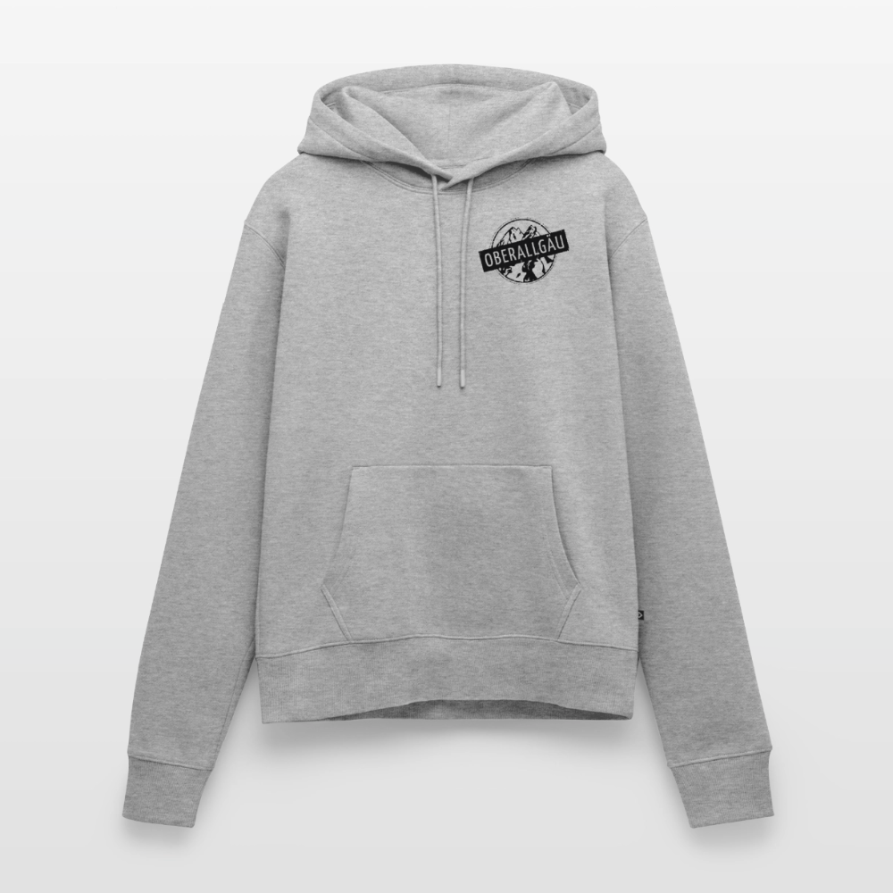 Frauen Premium Hoodie | OBERALLGÄU - Grau meliert