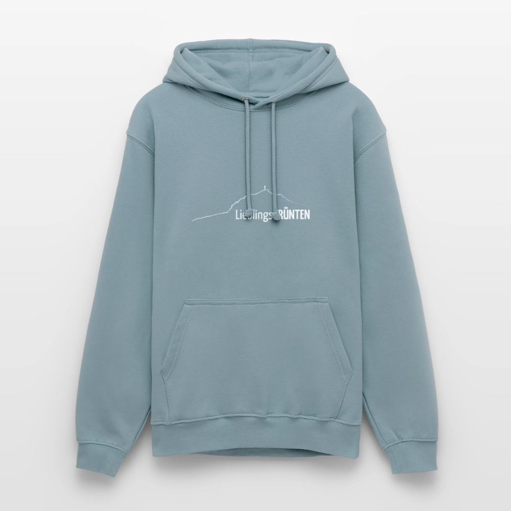 Unisex Hoodie | LieblingsGRÜNTEN - Nebelblau