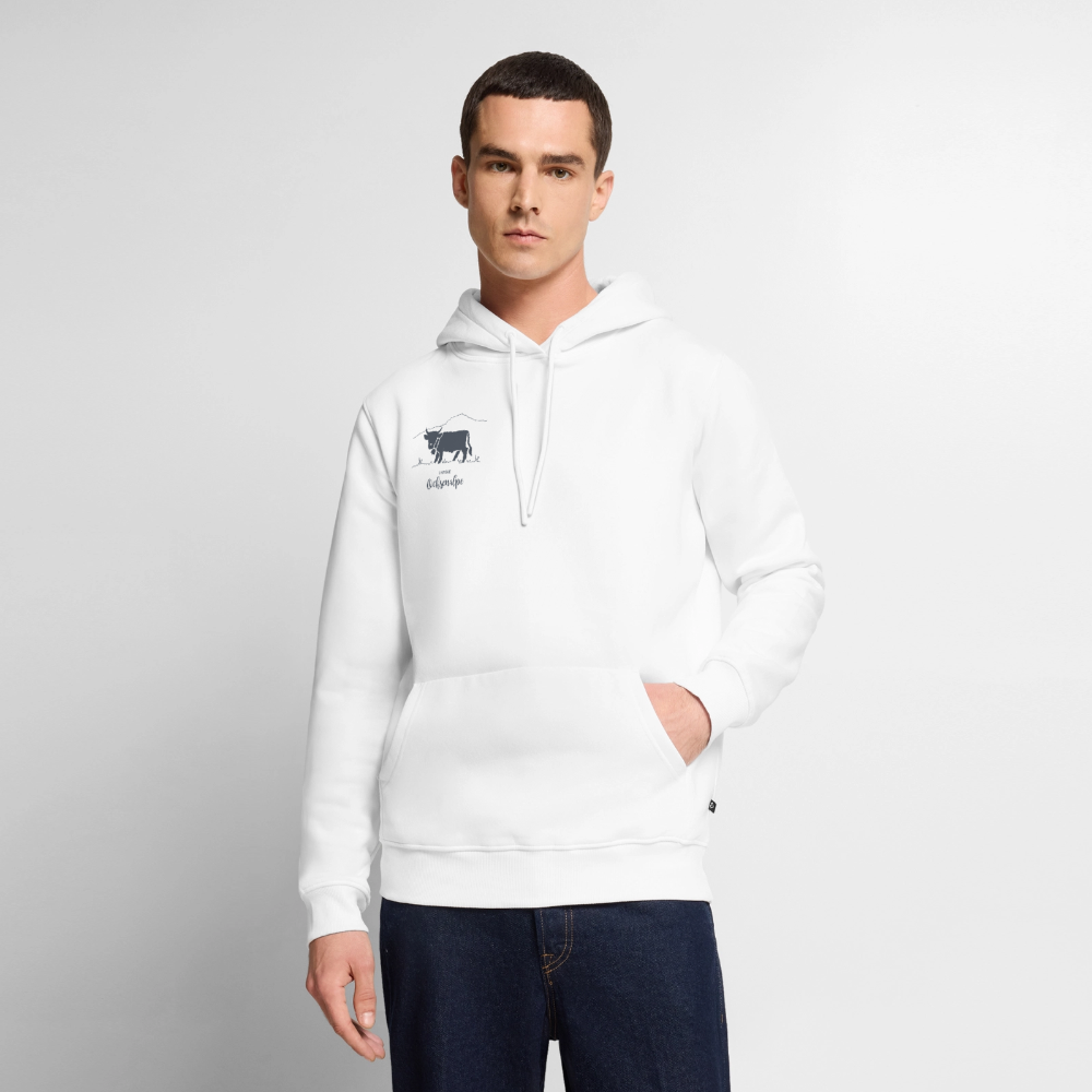 Männer Premium Hoodie | Untere Ochsenalpe - Weiß