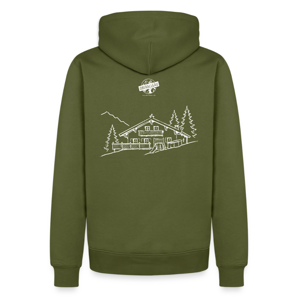 Männer Premium Hoodie | Untere Ochsenalpe - Khaki