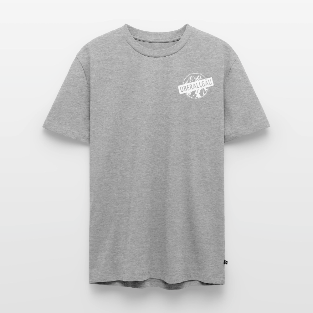 Männer Premium T-Shirt | OBERALLGÄU - Grau meliert