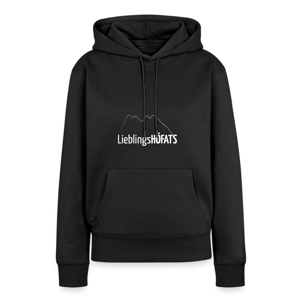 Frauen Premium Hoodie | LieblingsHÖFATS - Schwarz