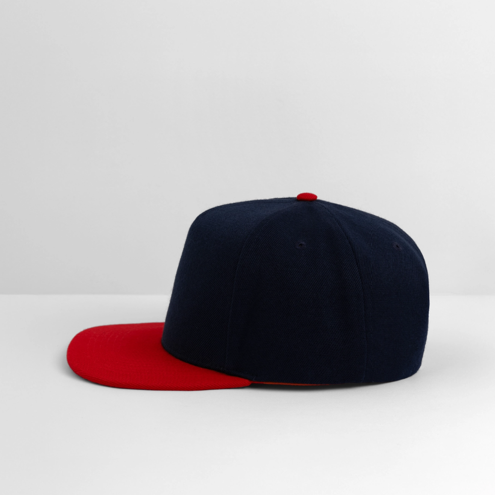 Snapback Cap | Untere Ochsenalpe - Navy/Rot