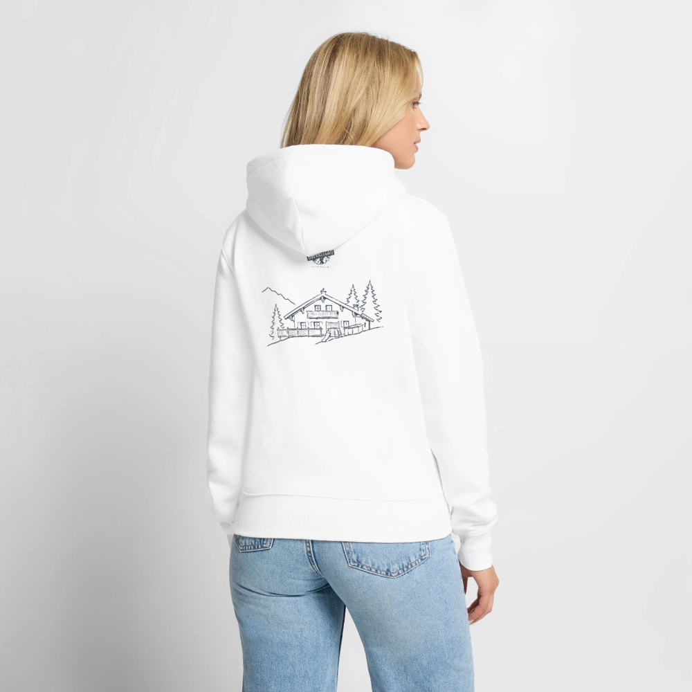 Frauen Premium Hoodie | Untere Ochsenalpe - Weiß