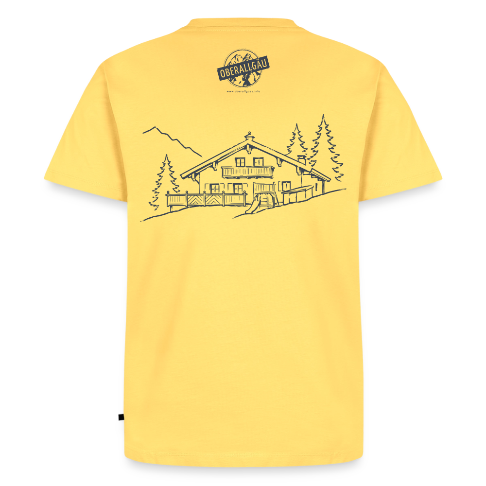Männer Premium T-Shirt | Untere Ochsenalpe - Pastellgelb