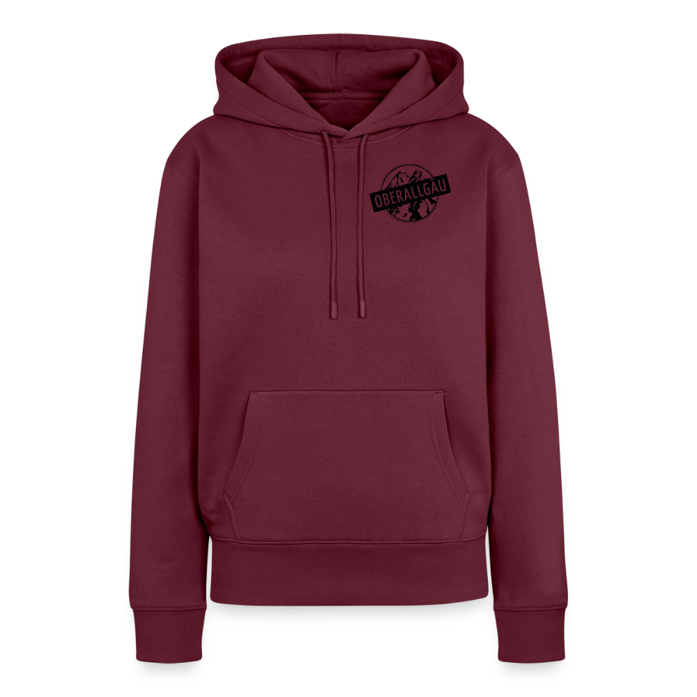 Frauen Premium Hoodie | OBERALLGÄU - Burgunderrot
