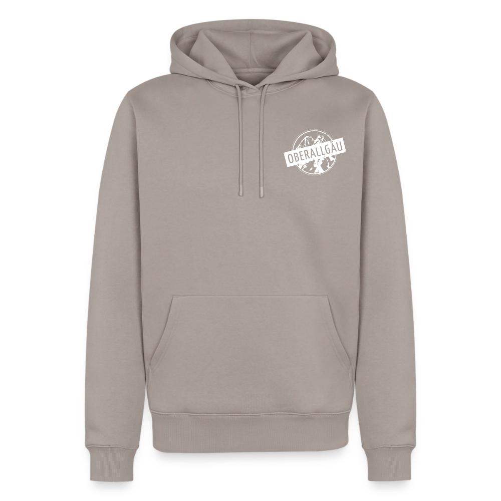Männer Premium Hoodie | OBERALLGÄU - Taupe