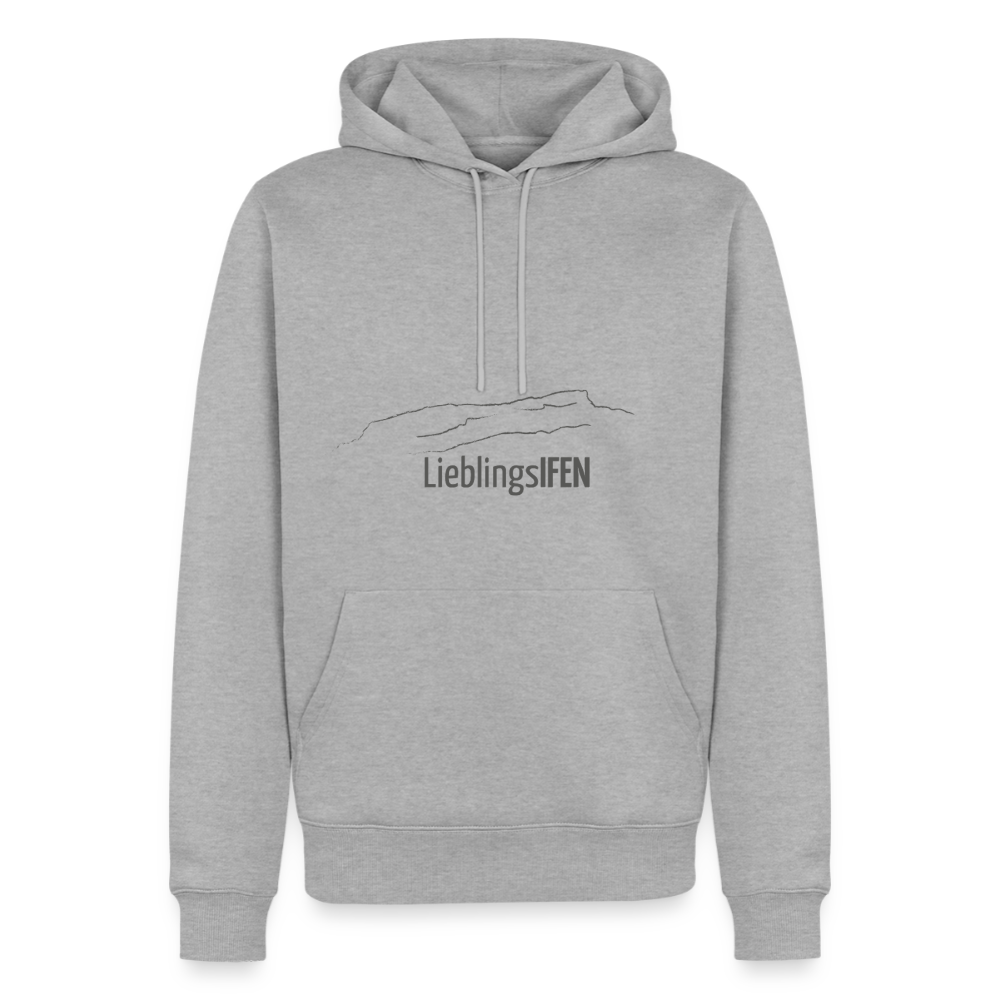 Männer Premium Hoodie | LieblingsIFEN - Grau meliert