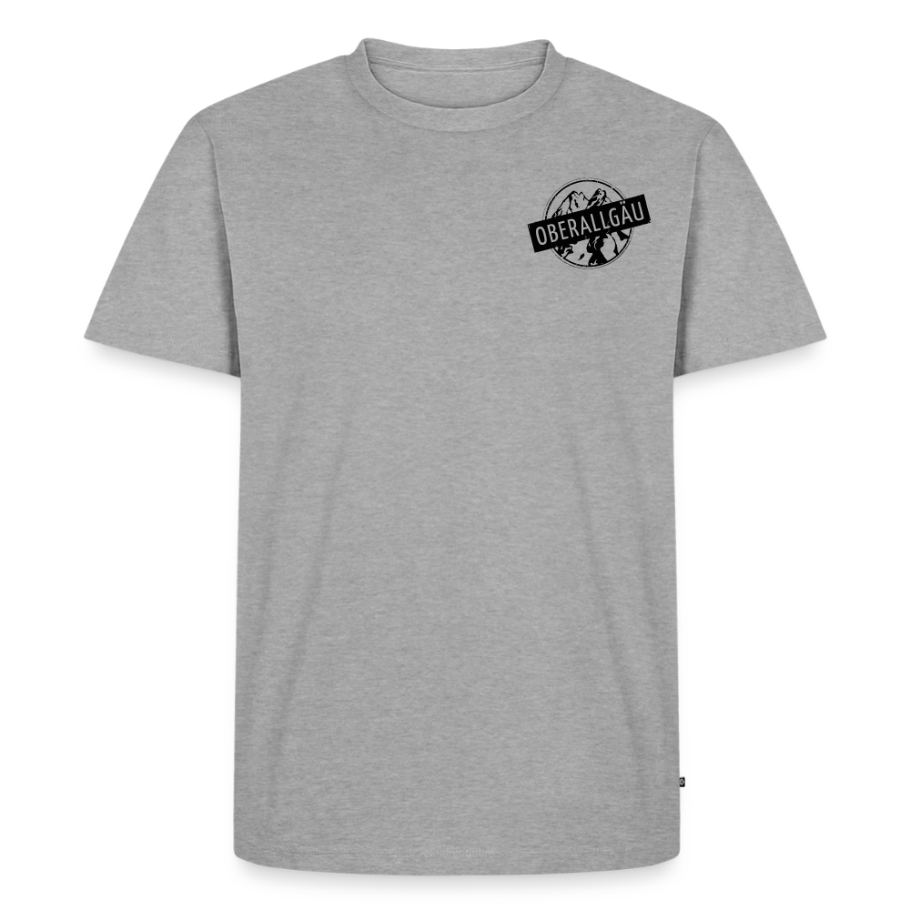 Männer Premium T-Shirt | OBERALLGÄU - Grau meliert